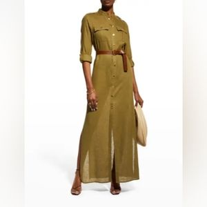 MICHAEL Michael Kors Maxi shirt dress - size P/M